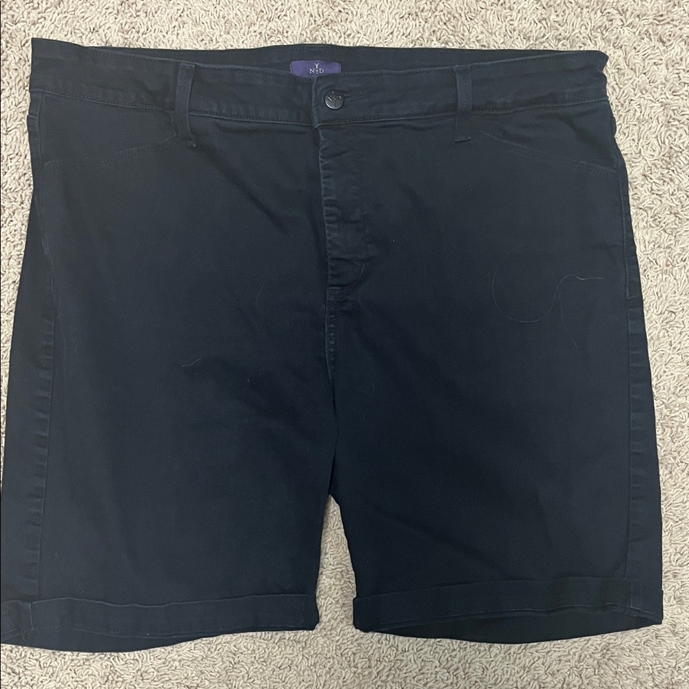 NYDJ Women's Black Jean Shorts